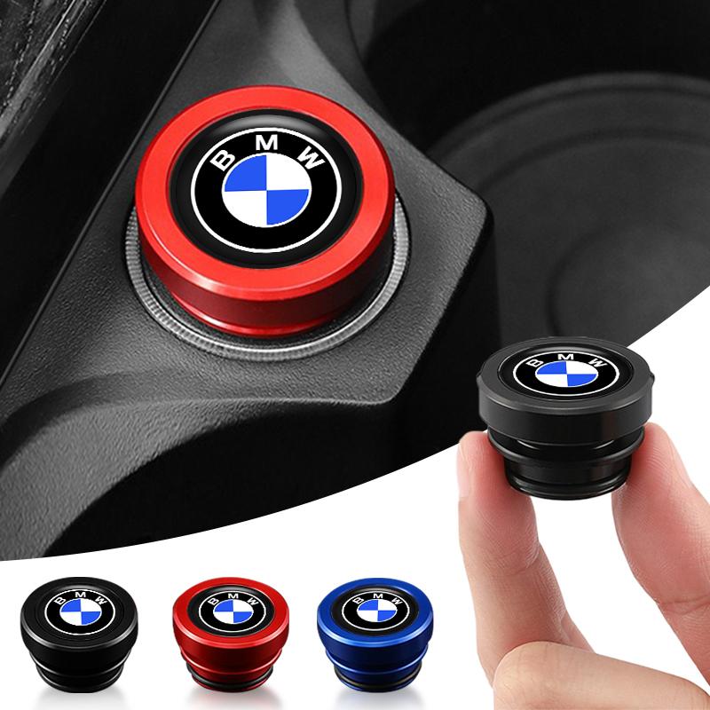 Car Cigarette Lighter Dust Cover Dustproof Decoration Cap For BMW M M3 M4 M5 X1 X3 X5 X6 X7 F10 F20 F22 F30 G20 G30 Accessory FC3