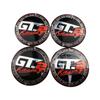 4PCS 56mm Wheel Hub Caps for GT Racing for  B/enz A/MG V/olkswagen F/ord S/helby B/MW B/uick N/issan M/G Styling Rim Center Stickers
