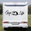 Large Camp Life Camper Rv Truck Car Sticker Decal Motorhome Caravan Van Travel Adventure Auto Vinyl