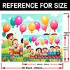 2D Happy Birthday Kids Train Backdrop Children Party Photography Background