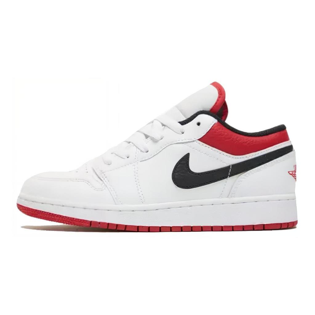 Jordan Kids Air Jordan 1 Low "White/Gym Red" Sneakers 553560-118