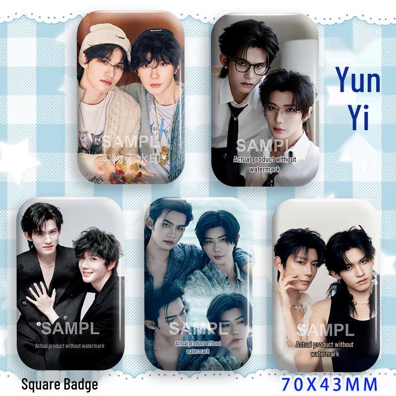Звездный Значок Yun Yi CP Лазерный Квадратный Значок от Hao Yiran