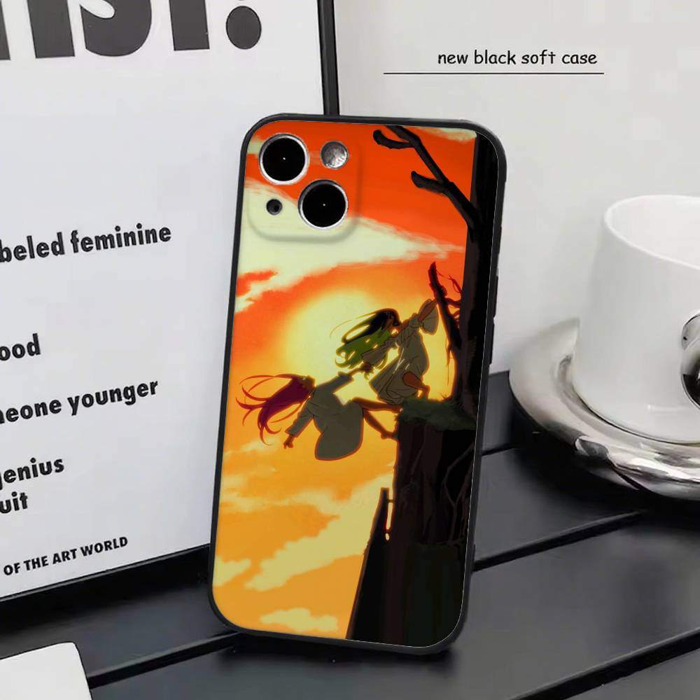 Чехол для телефона Sua And Mizi Music Cartoon A-alien S-stage Силиконовый Мягкий Для IPhone 17 Air 16 15 14 13 12 11 Plus Pro Max Plus