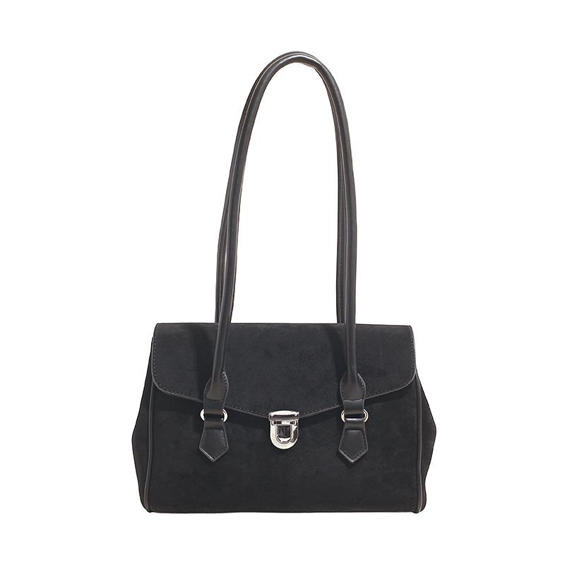 Темпераментный Универсальный Премиальная Замша Изысканная Мода Зарубежный Стиль 2025 Осень Женская Сумка На Плечо Под Мышку Сумка-Тоут