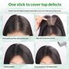 Real Human Hair Women's Toppers with No Show Seam Stickers for Instant Hair Volume and Repair Daily