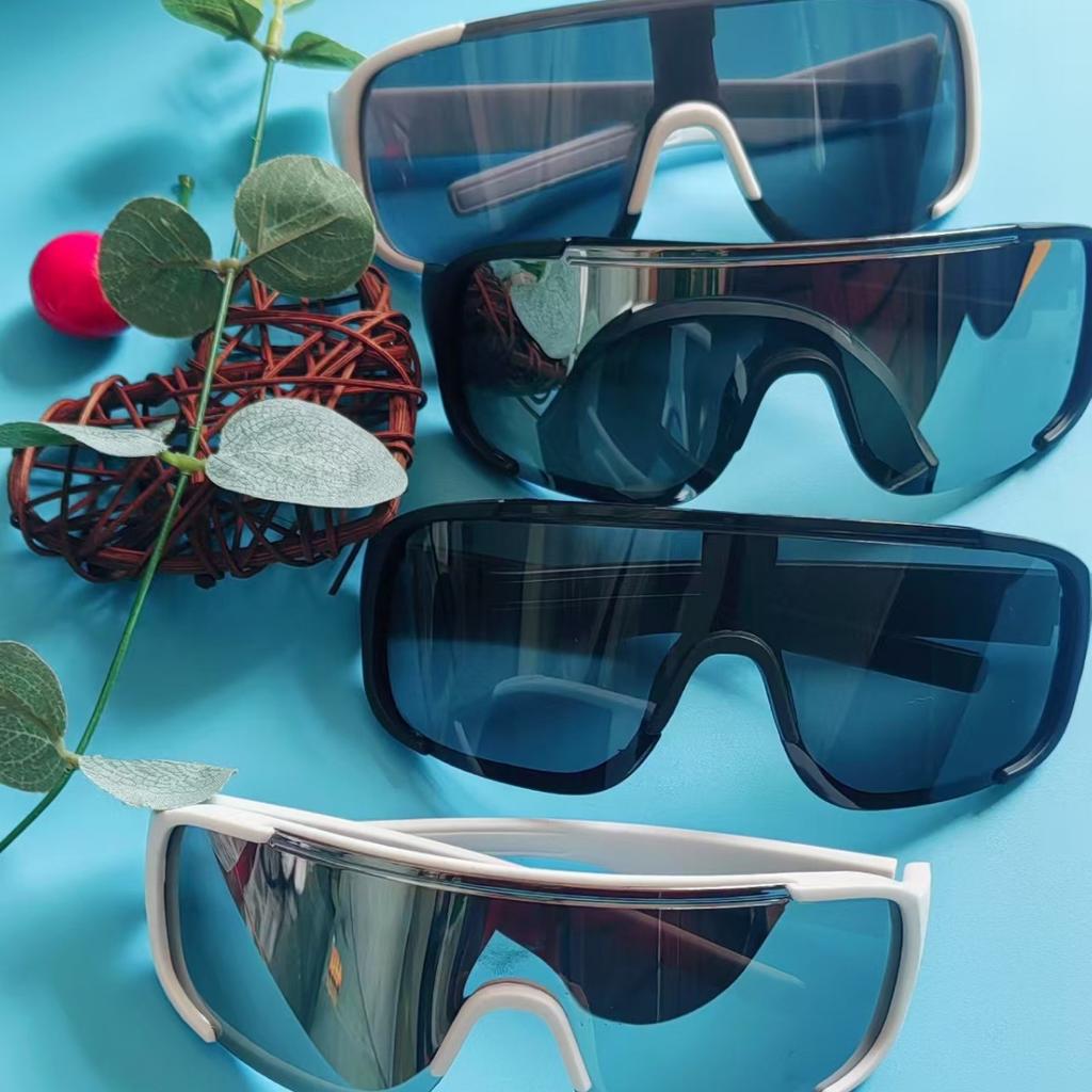 Солнцезащитные очки в стиле панк-футуристические квадратные, цельные, мужские и женские, для езды на открытом воздухе, катания на лыжах, ветрозащитные, цветные