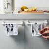 Punch-Free Adjustable Convenient Organizer Hanger Cupboard Hanger Towel Rack Towel  Holders