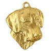 Rhodesian Ridgeback, African Lionhound, African Lion Dog - Gilded Key Ring with Dog In Gift Box, Handbag Decoration, Luxury Accessory by Art-Dog Brand