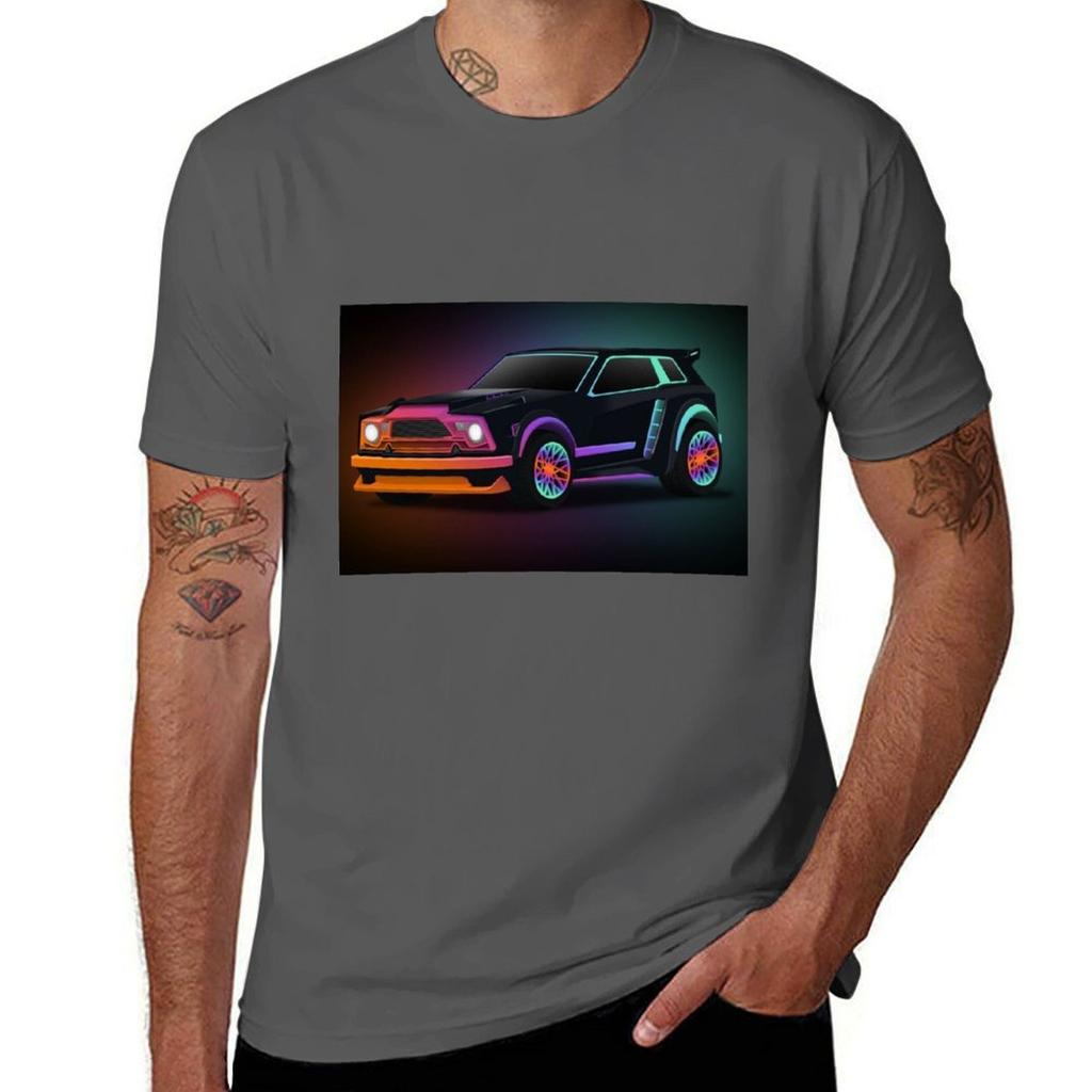 Neon Rgb Fennec Tshirt Christmas Casual Tee Shirt