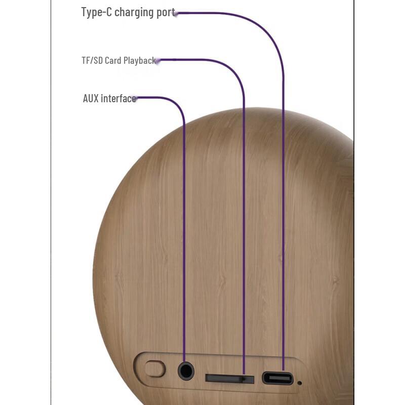 Bach Smart Bluetooth Speaker with Alarm & Ambient Light