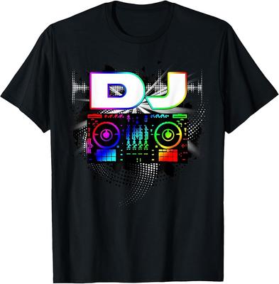 DJ Любитель Музыки Музыкальный Плеер Звук Крутой Забавный Подарок Футболка Унисекс Футболка