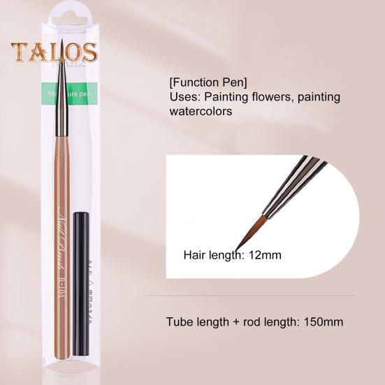 Ручка для рисования ногтей с крышкой, сделай сам, хорошая полимеризация, полезная сетка, линия для рисования ногтей, ручка для фототерапии, женские поставки