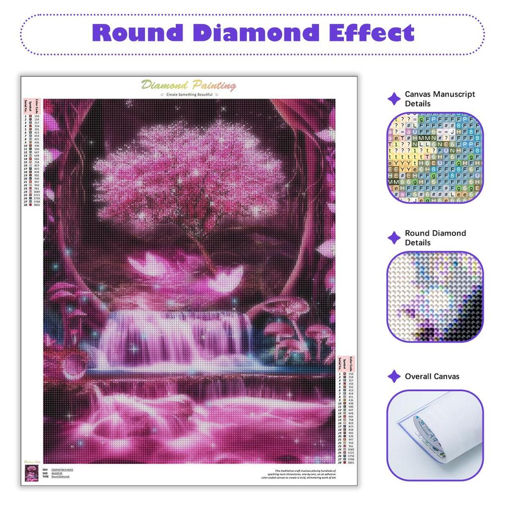 5D Diamond Painting Full Round Landscape Diy Embroidery Cross Stitch Home Decoration Diamond Art Gift 30x40cm