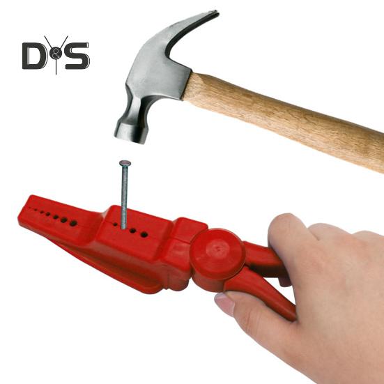 Плоскогубцы для гвоздей с несколькими канавками Безопасные плоскогубцы для молотка Эргономичная ручка Многофункциональные зажимы для молотка Держатели гвоздей