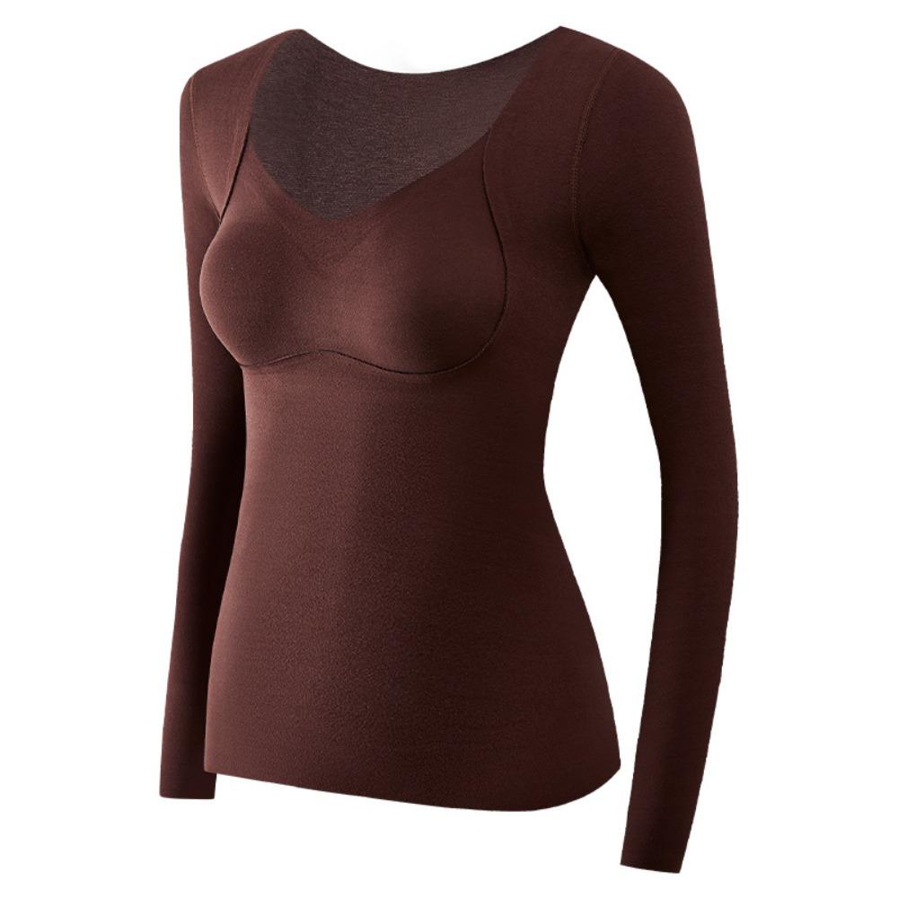 Бесшовные длинные рукава теплый топ кашемир шерсть бесшовные майки осень зима