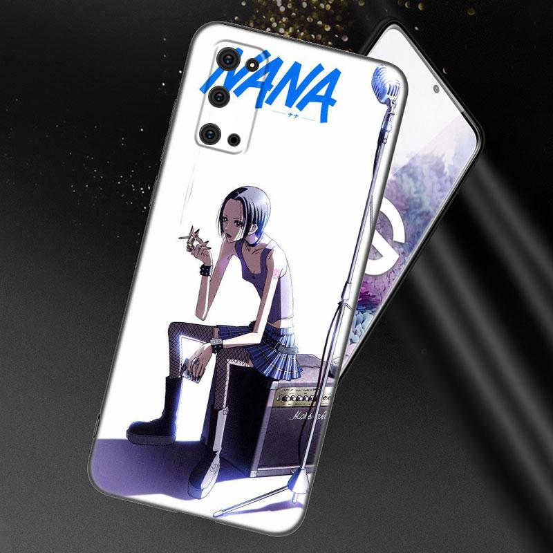 NaNa Osaki аниме черный силиконовый чехол для телефона Samsung Galaxy S23 S21 S20 FE S24 S22 Ultra S10E S10 S9 S8 Plus