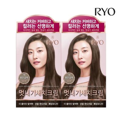 Ryeo Ua Chae Питательная краска для водорослей Светло-коричневый 7N 120G 2ea