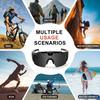 4K POV Glasses Smart Baseball Sunglasses with Camera Photos Audios Videos Recording Lightweight Men Women Camera Wearable Eyewear