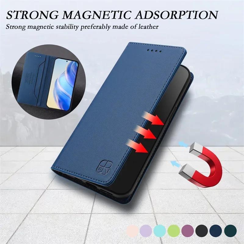 Funda Edge 50 Neo Strong Magnetic Flip Cover For Motorola Moto Edge 50 Neo Edge50 Fusion Ultra 50Pro Anti-theft Brush Phone Case