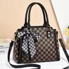 Handbag Womens Modern With Spacious Design And Stylish Plaid Elements For Use Daily