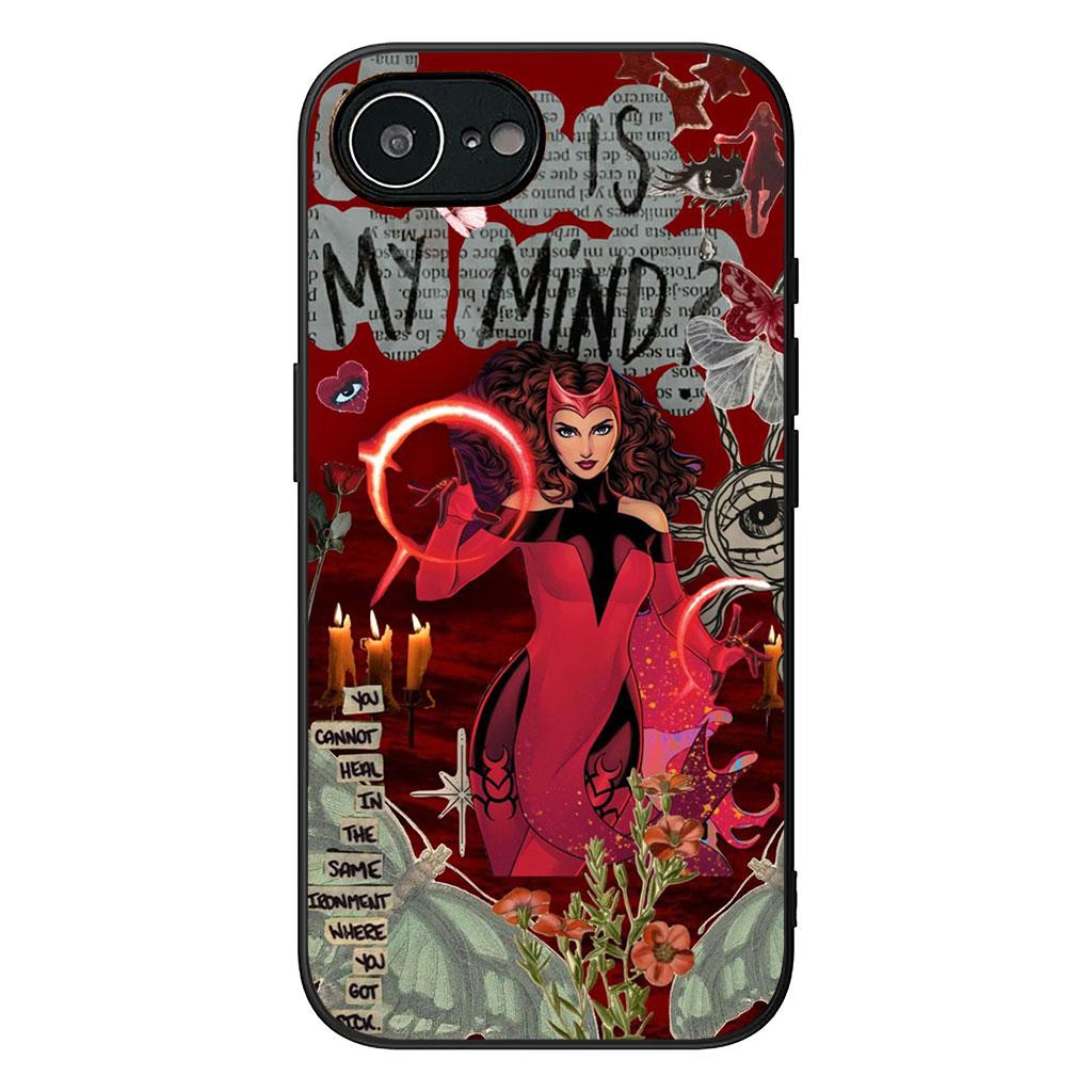 Phone Cover Scarlet Witch Marvel Doctor Strange for Apple iPhone 16 15 14 11 Pro Max 7 8 Plus SE2 SE3 SE 2022 2020 Soft Case