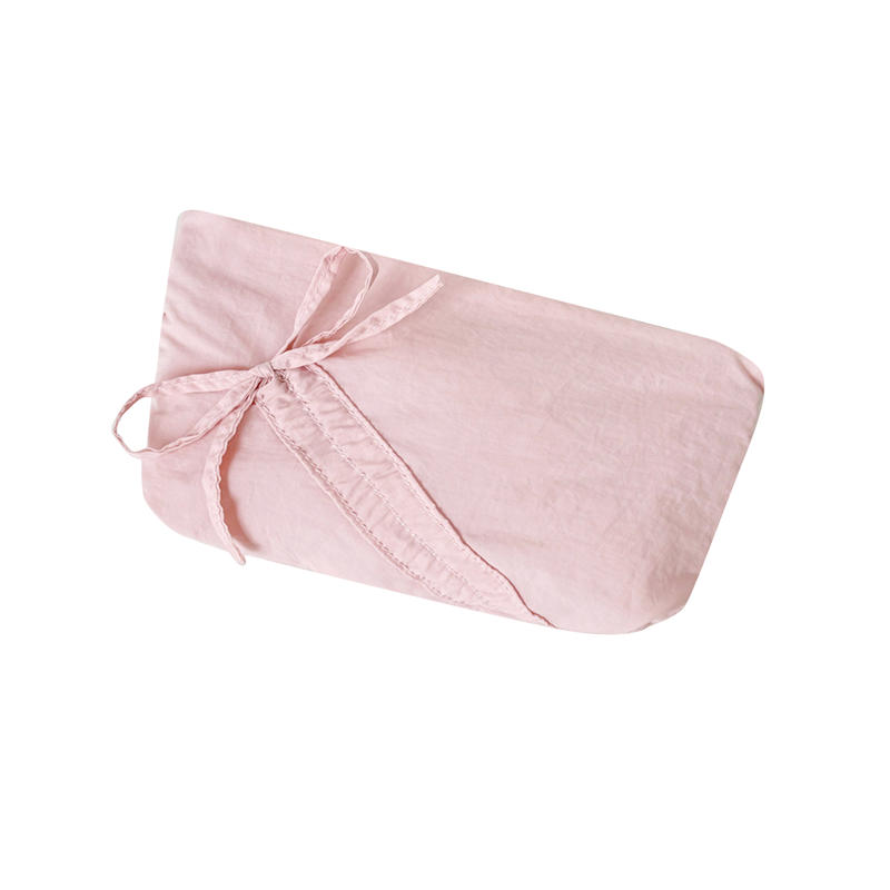 Косметичка из плотного хлопка, стеганая с бантом, коробка для ручек из перцовой одежды