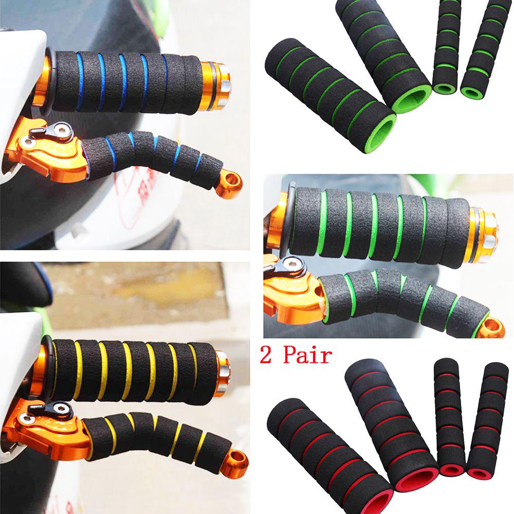 2 Pair Cycling Soft Non-slip Sponge Brake Clutch Lever Motorcycle Bike Handlebar Bicycle Grip Cover