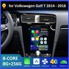 For Volkswagen Golf 7 2014 2015 2016 2017 2018 GPS Navigation Android Auto DSP Stereo Car Audio Video Multimedia Player No 2 Din