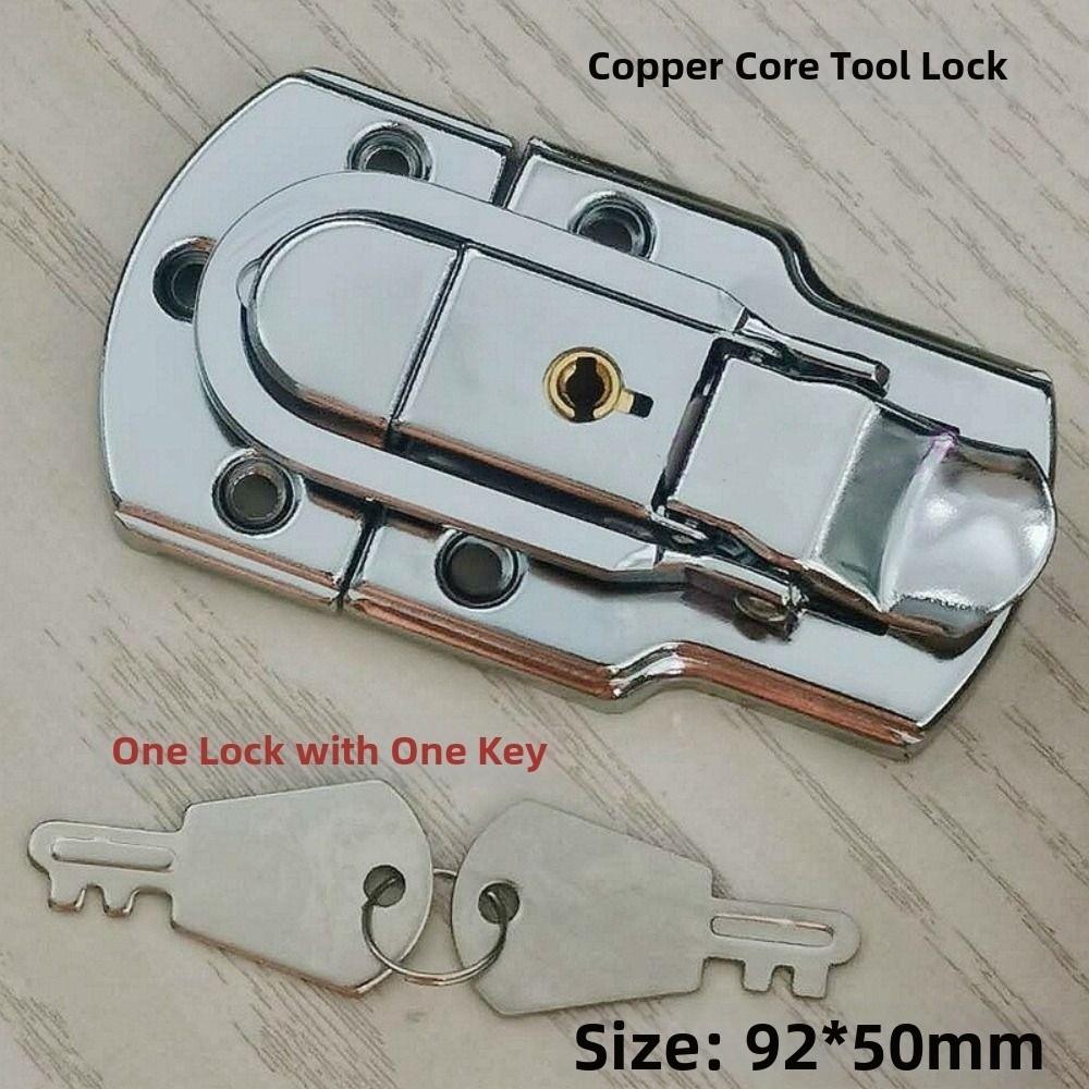 Copper Core Lock Buckle Cabinet Fastener Lock for Aviation Case Cabinet Toolbox Box Cabinet
