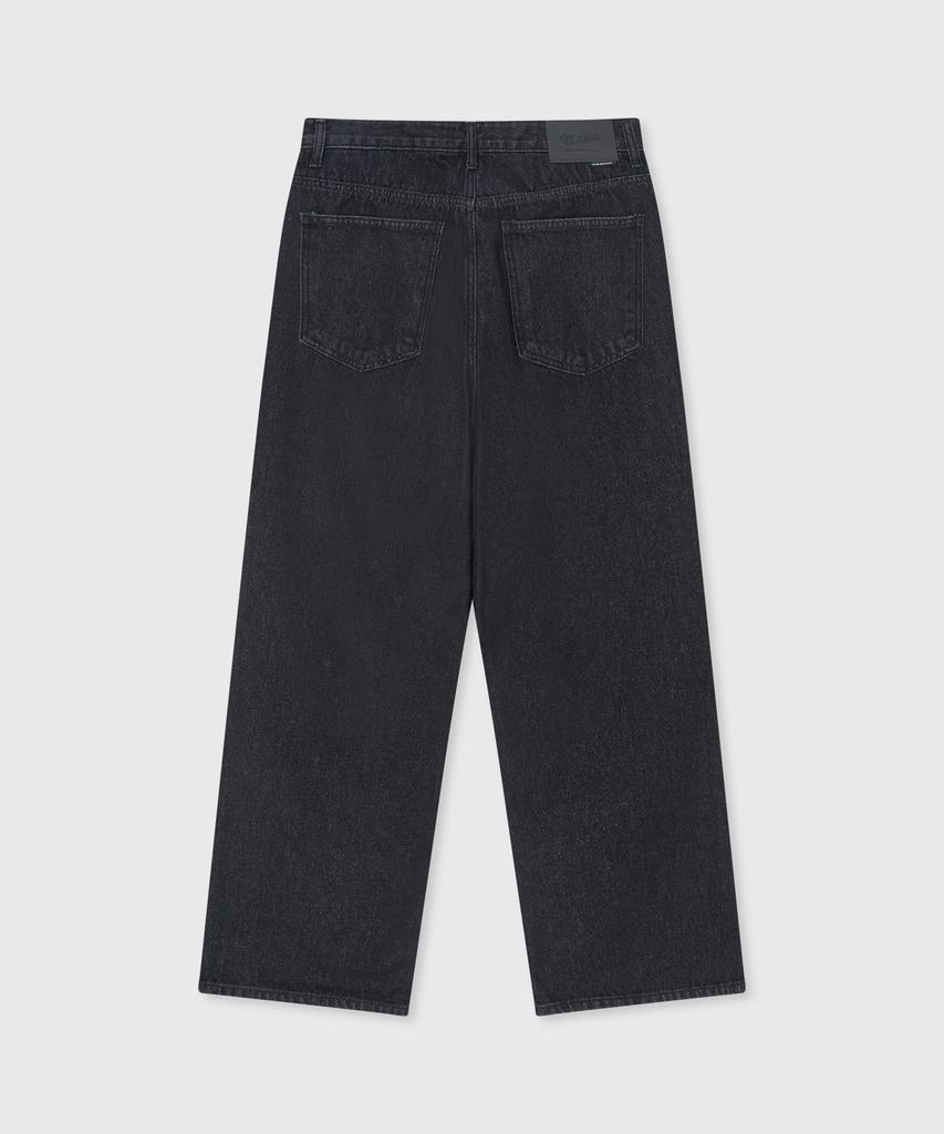 WAAR M160 Straight Denim Pants_Black [Short Length Added]