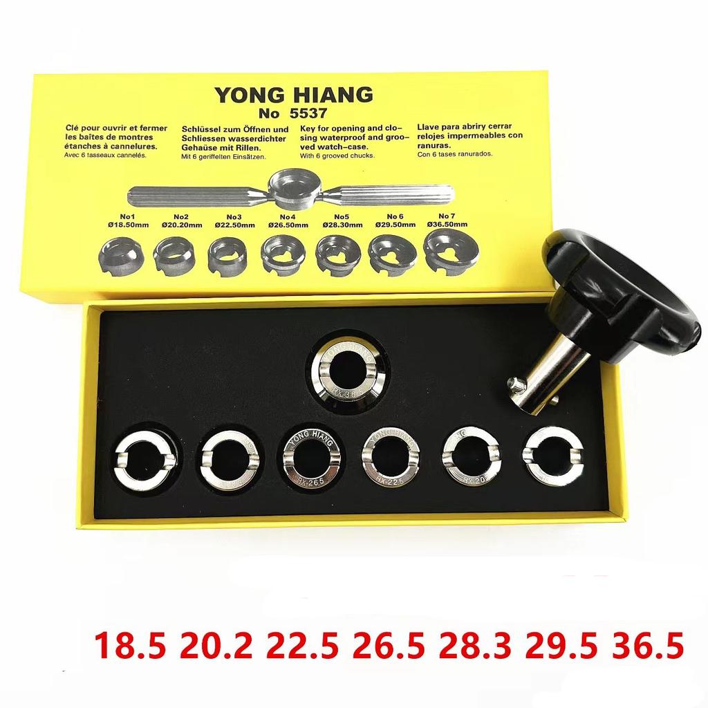 Открыватель задней крышки часов Подходит для Rolex Tudor Профессиональный часовой мастер Ключ Закрытие Водонепроницаемый инструмент Набор инструментов для ремонта наручных часов