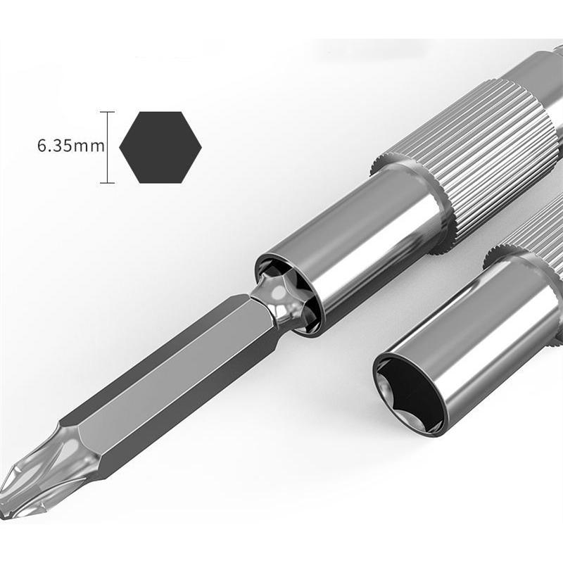 Переходник-головка с углом 105 градусов 1/4 дюйма Удлинитель Шестигранная насадка для дрели Регулируемый держатель для отвертки Шлицевой Phillips Электроинструменты Ручные инструменты