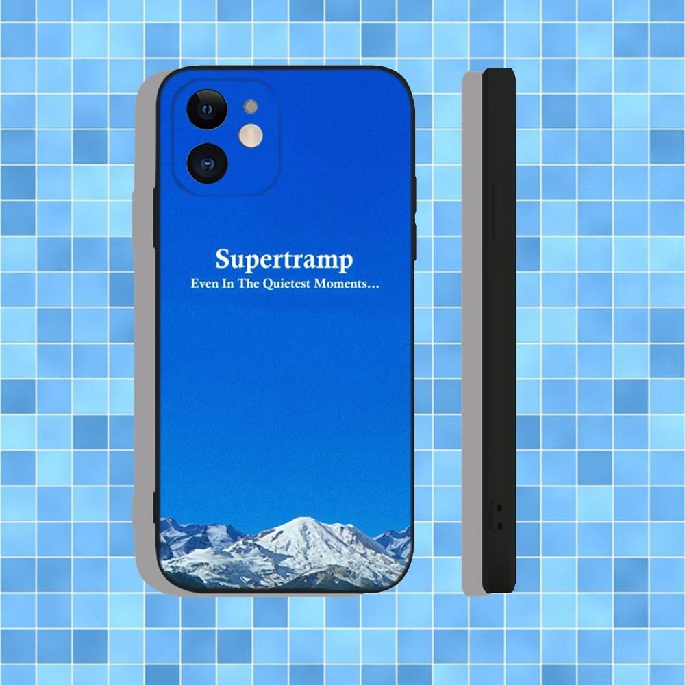 Чехол для телефона Supertramp Breakfast in America для iPhone 16,15,14,13,12,11, Pro, Max, Plus, X, XS, XR, SE, 8, 7, Mini, Силиконовый, Черный