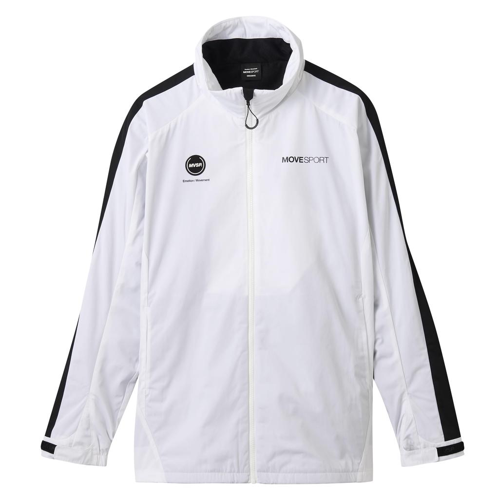 Move Sports Descente HEATNAVI Куртка-ветровка с начесом, воротник-стойка, WHBK, Водоотталкивающая, Ветрозащитная, Тренировочная,