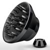 Segbeauty Diffuser Dryer Hair Dryer Diffuser Black Compatible Diameter Warm Air Diffuser Easy Installation Diffusion Nozzle Hair Dryer Attachment