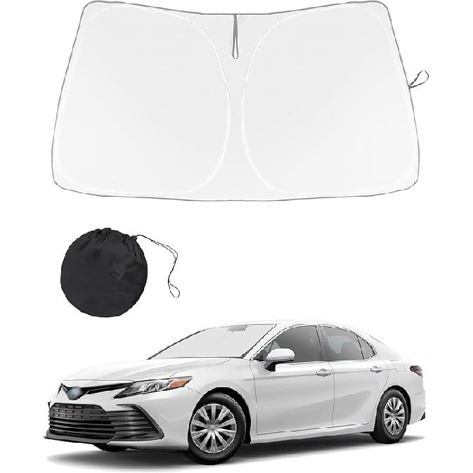 Солнцезащитная шторка на лобовое стекло, совместимая с аксессуарами Lexus RX 2023 2024 — двухслойная складная передняя солнцезащитная козырек 210T