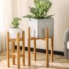 Home Decoration Wood Flowerpot Holder Floor-Standing Flower Pot Base Plants Stand  Home Office