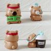 Action Capybara Figure Cartoon Model Toy Decoration Doll Children Gifts Ornament