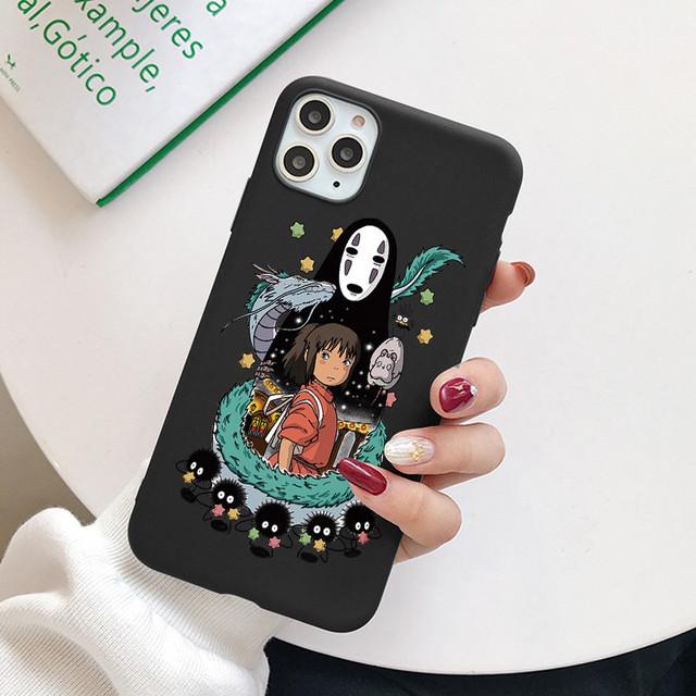 Милый забавный чехол для телефона «Унесенные призраками» без лица для Iphone 14 11 Pro Xr X Xs Max 6 6s 7 8 Plus 12 13 Mini Se 2020