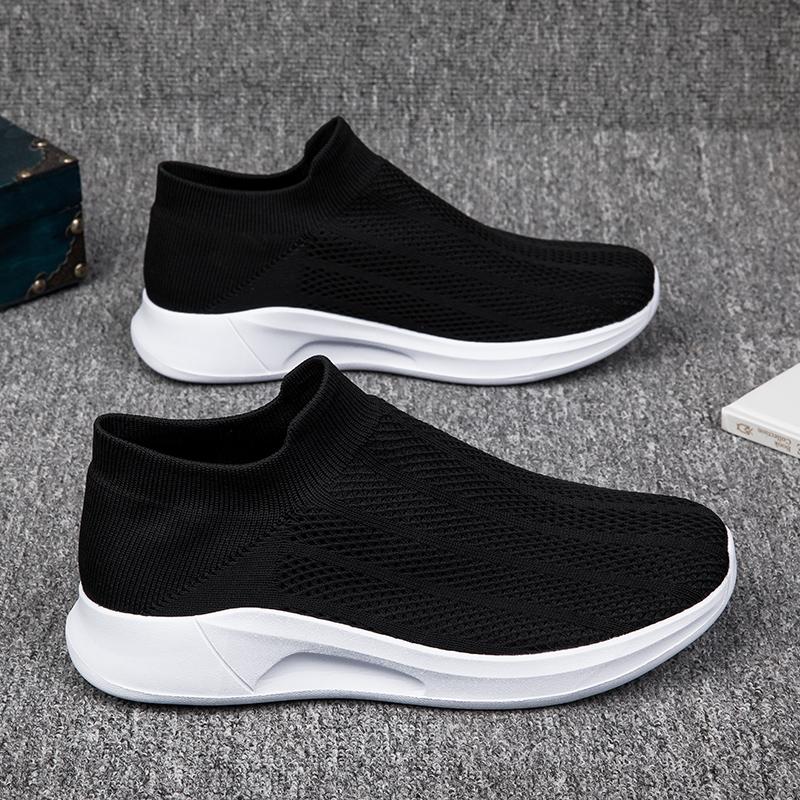 Athletics Sneakers Male Walking Shoes Sneakers Men Breathable Man Casual Shoes New Style Running Sneakers Slip On Loafers Men
