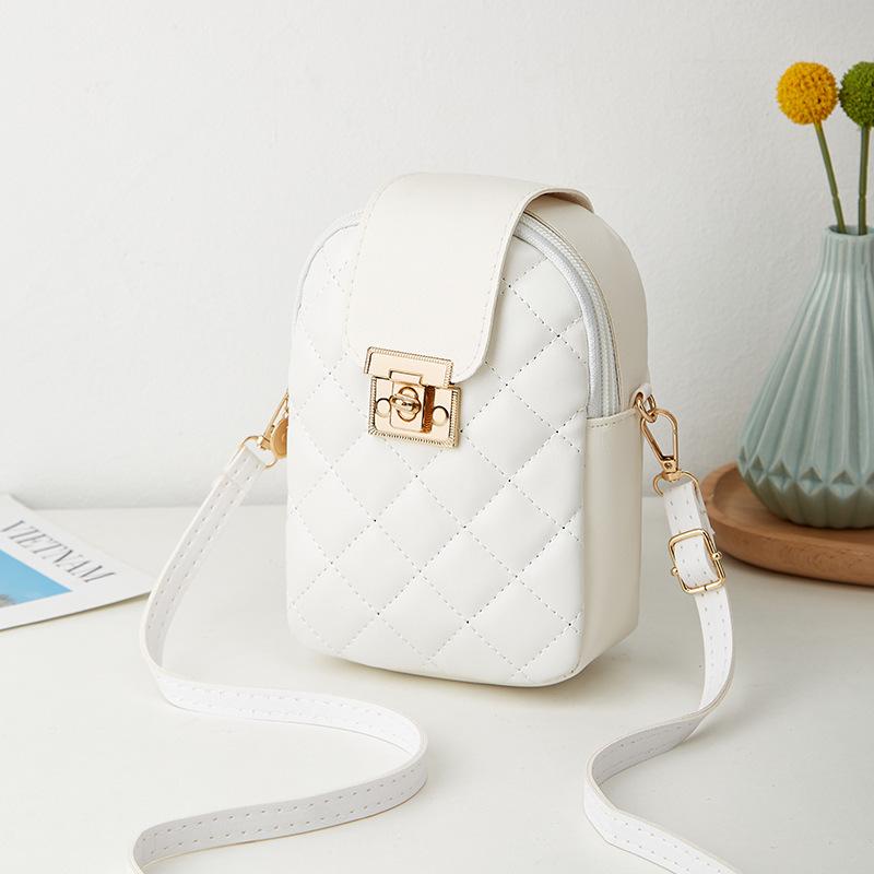 Вышитая сумка для мобильного телефона, женская сумка через плечо, повседневная универсальная сумка-мессенджер с бриллиантами