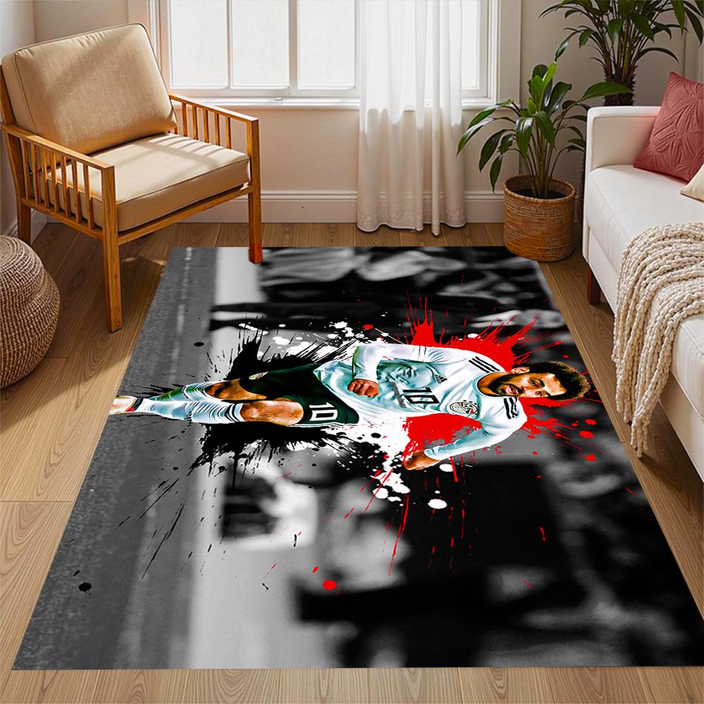 Salah's Dynamic Sprint Floor Rug Office Rug Suitable for Foyer Playrooms Dining Room Living Rooms Antislip Carpet Anime Office Decor Best for Christma