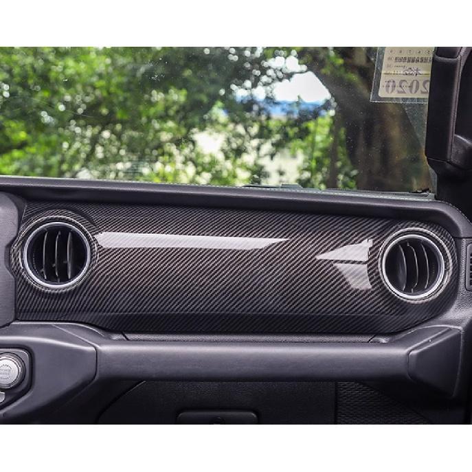 Наклейка на центральную консоль приборной панели автомобиля для салона Jeep Wrangler JL Gladiator JT 4XE 2018-2023