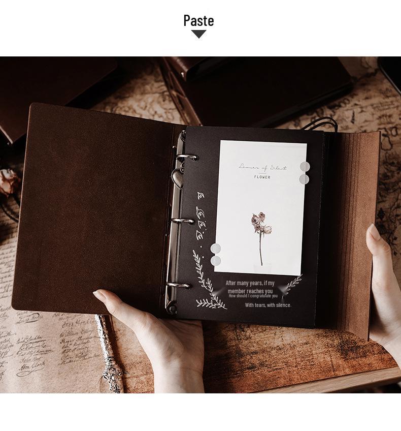 Handmade DIY Polaroid Scrapbook Photo Album for Children's Memories & ID Photos