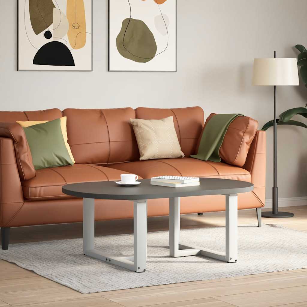 Vidaxl Nogi Do Stolika Kawowego, 2 Pcs., Białe, 60X25X(42-43) Cm, Stal