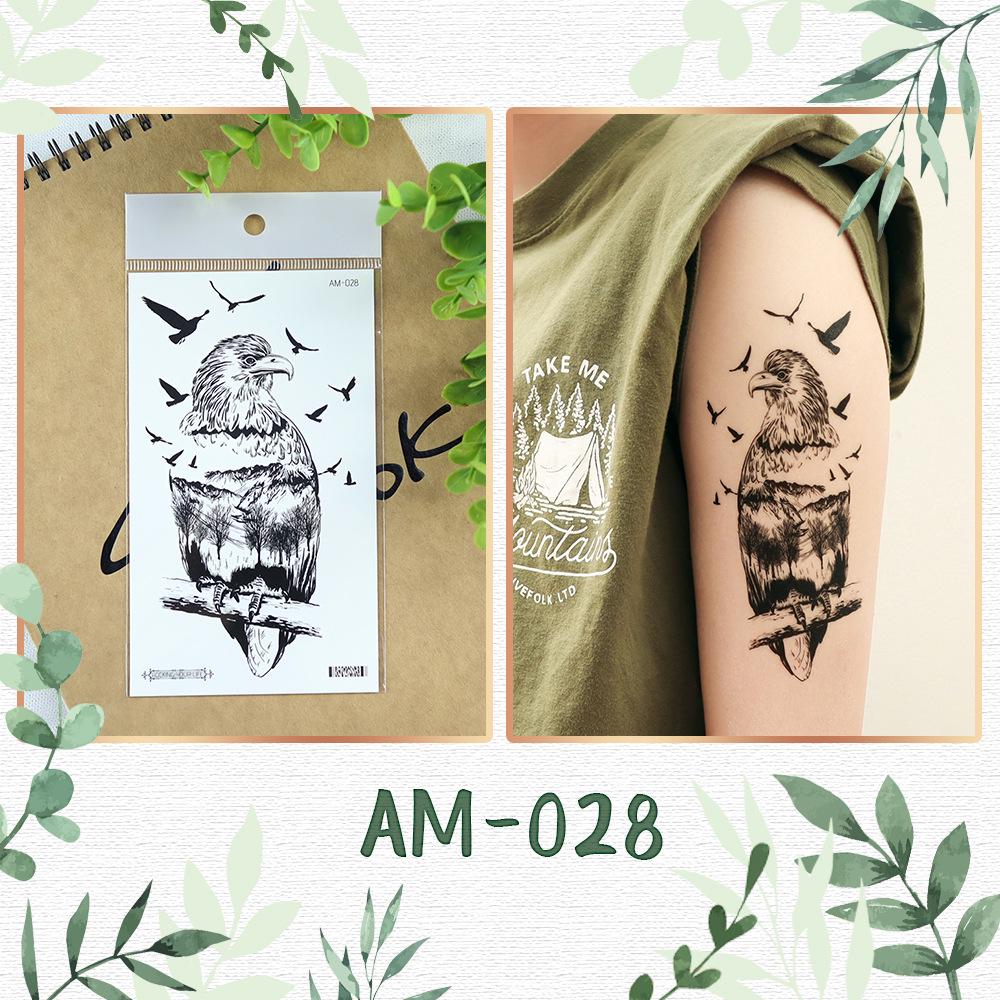 «Модные водонепроницаемые наклейки-татуировки в виде змеи и цветка для мужчин и женщин — крутой, модный дизайн для руки»