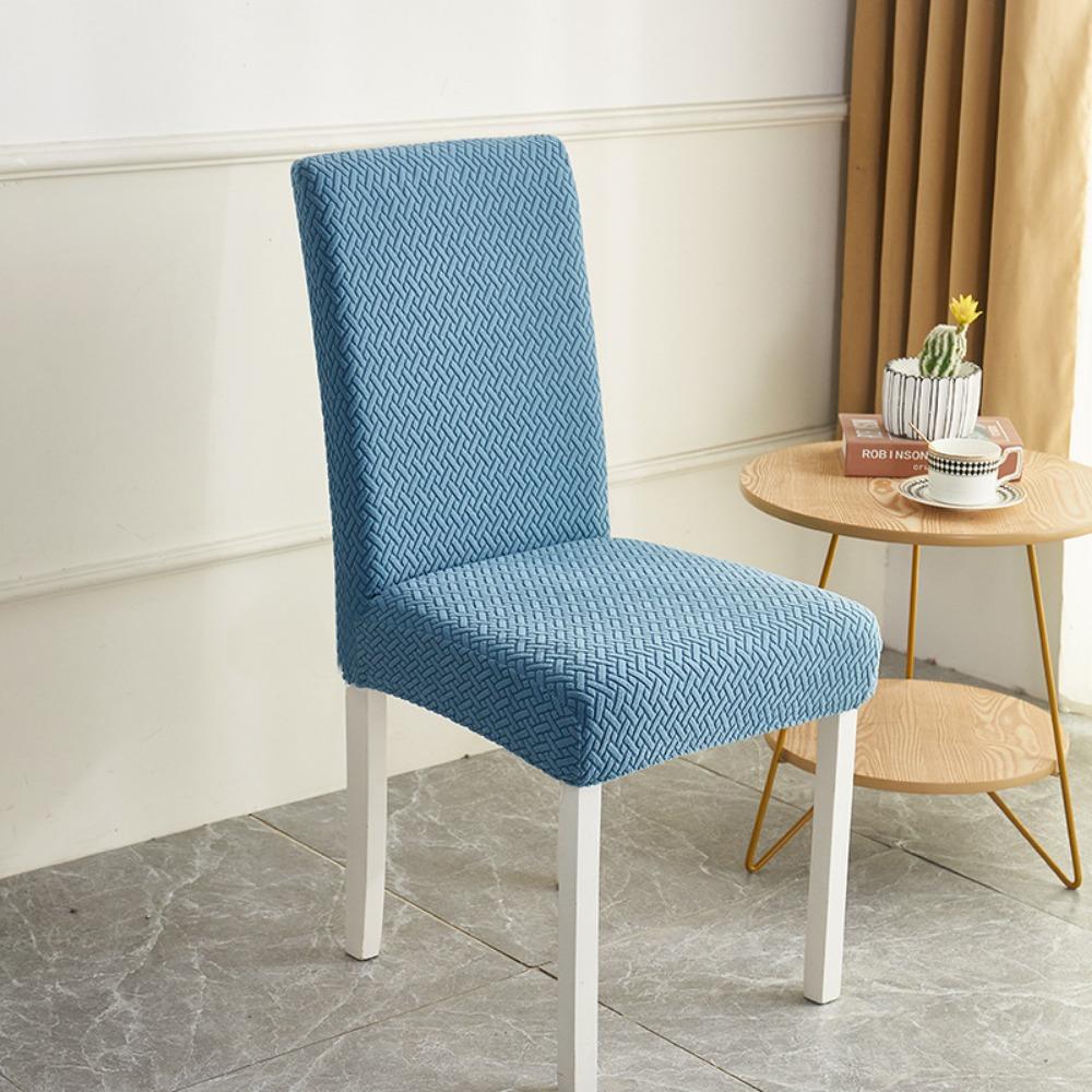 Elastic Chair Covers Set with Backrest Universal Stretch Dining Chair Slipcovers for Home Simple All Season Use