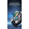 Three Gears Adjustable Mobile Phone Cooler Magnetic Suction Back Clip Semiconductor Cooling Radiator Back Clip with RGB Light