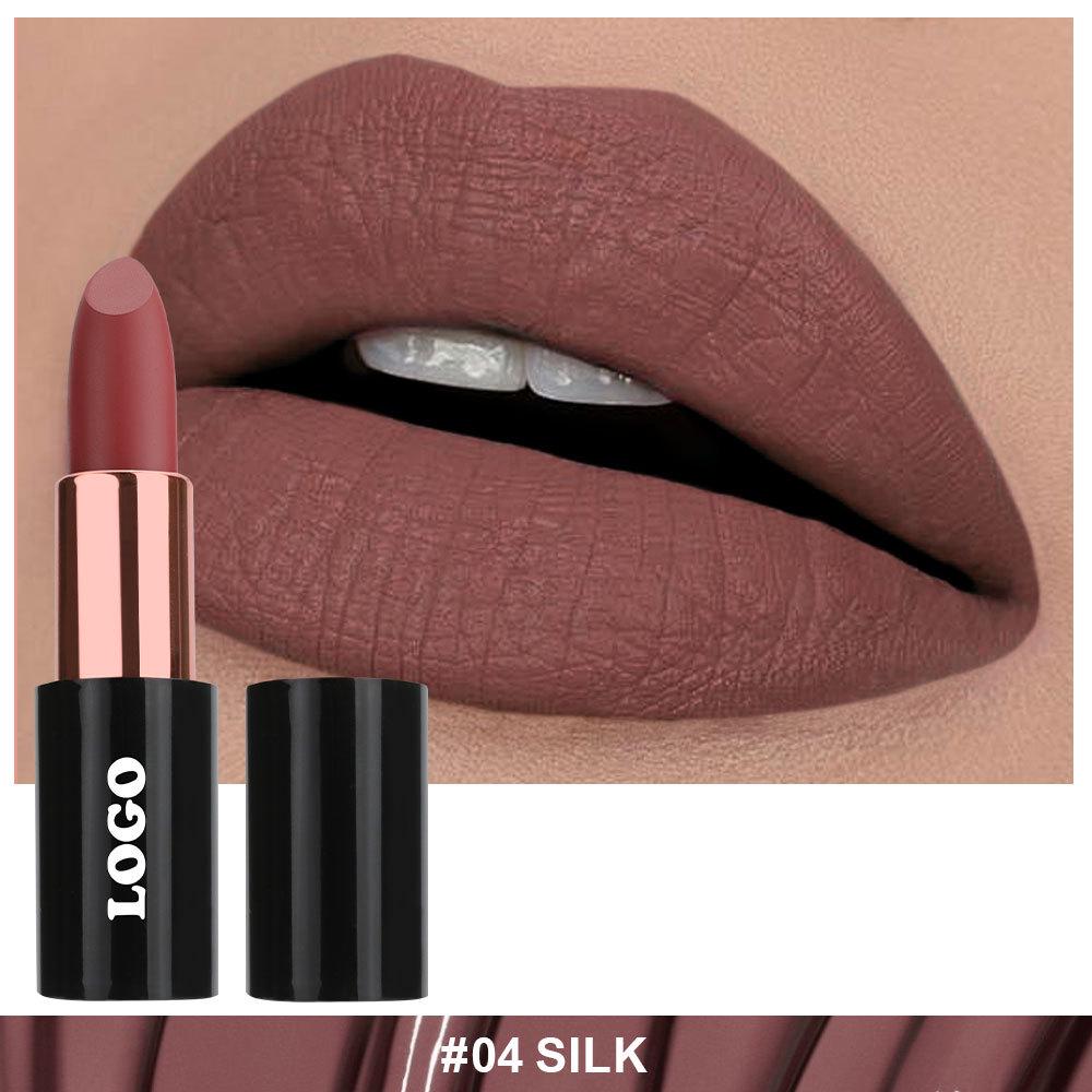 Водостойкая и не отпечатывающаяся матовая помада: Стойкая, Не выцветающая, Не липкая формула.