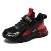 Boys Shoes Children's Sports Shoes Spring and Autumn Breathable Double Net New Boys Non-slip Solid Bottom Student Running Shoes